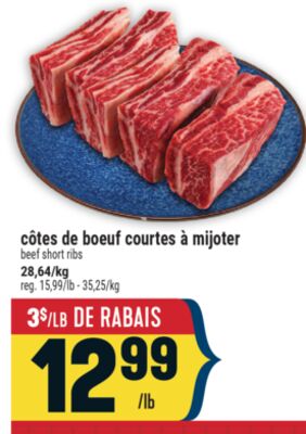 CÔTES DE BOEUF COURTES À MIJOTER | BEEF SHORT RIBS