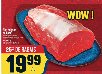 filet mignon de bœuf