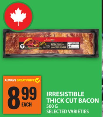 Irresistible Thick Cut Bacon