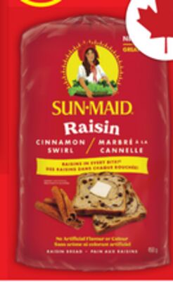 Sun-maid Or Dempster's Raisin Bread