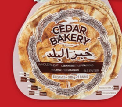 Cedar Lebanese Pita Selection Garlic Breadstick