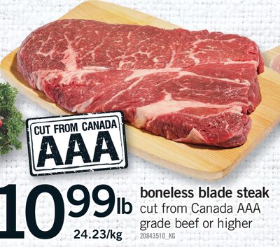 Boneless Blade Steak