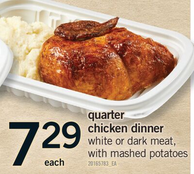 Quarter Chicken Dinner