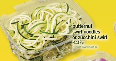 BUTTERNUT SWIRL NOODLES OR ZUCCHINI SWIRL, 340 g