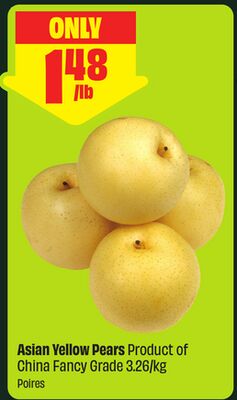 Asian Yellow Pears - FreshCo Mid-Autumn