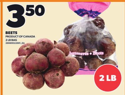 BEETS, 2 LB BAG