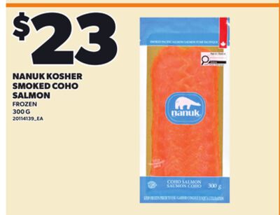 NANUK KOSHER SMOKED COHO SALMON, 300 G