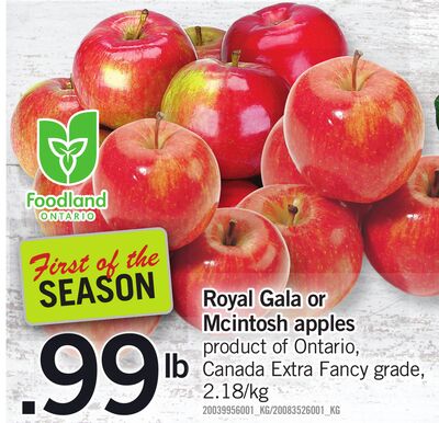Royal Gala Or Mcintosh Apples