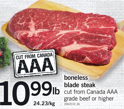Boneless Blade Steak