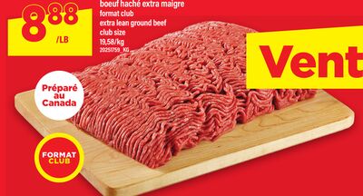 BOEUF HACHÉ EXTRA MAIGRE | EXTRA LEAN GROUND BEEF