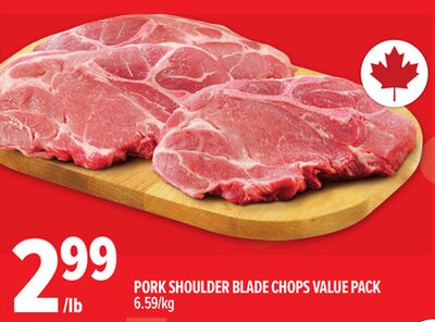 Pork Should Blade Chops Value Pack