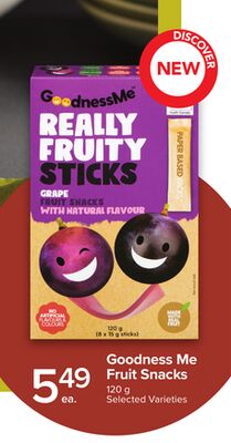 Goodness Me Fruit Snacks