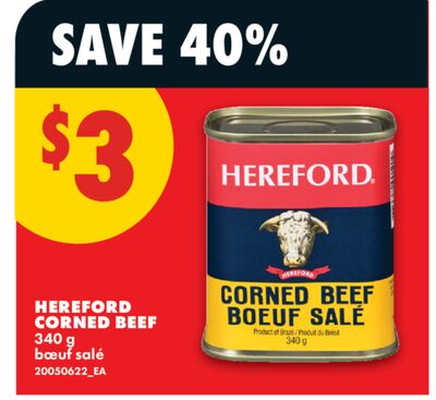 HEREFORD CORNED BEEF, 340 G