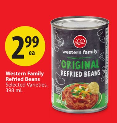 Western Family Refried Beans