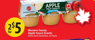 Western Family Apple Sauce Snacks