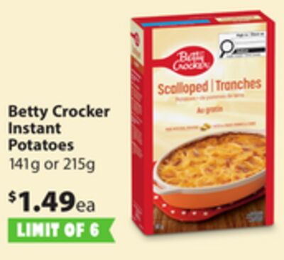 Betty Crocker Instant Potatoes