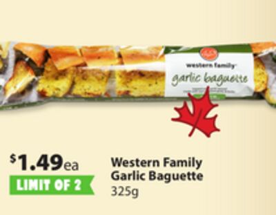 Western Family Garlic Baguette