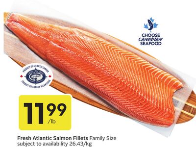 Fresh Atlantic Salmon Fillets Family Size