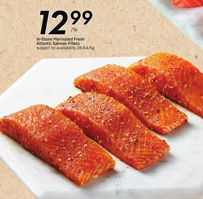 In-Store Marinated Fresh Atlantic Salmon Fillets