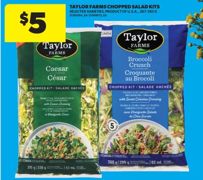 TAYLOR FARMS CHOPPED SALAD KITS, 267-383 G