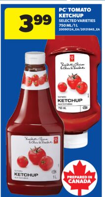 PC TOMATO KETCHUP, 750 ML/1 L