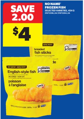 NO NAME FROZEN FISH, 454 G
