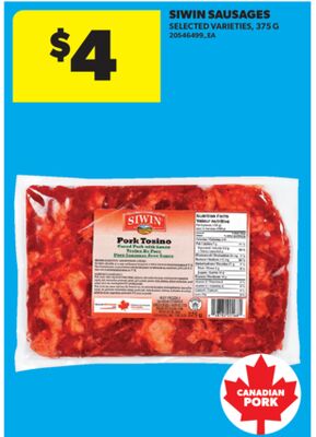 SIWIN SAUSAGES, 375 G