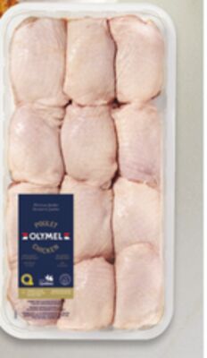 Olymel chicken thighs 12-pack or drumsticks 16-pack
