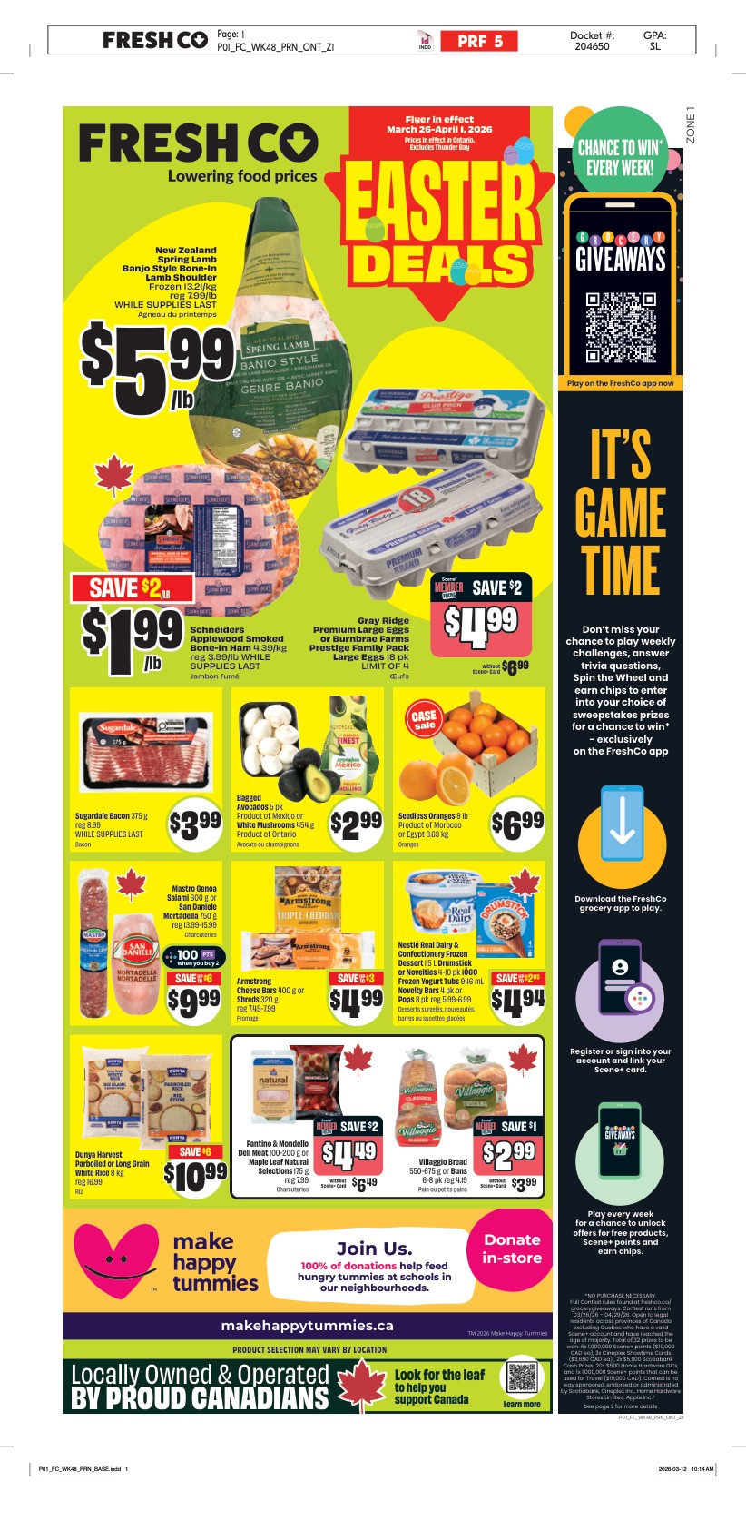 Weekly eFlyer 03/26 - 04/01