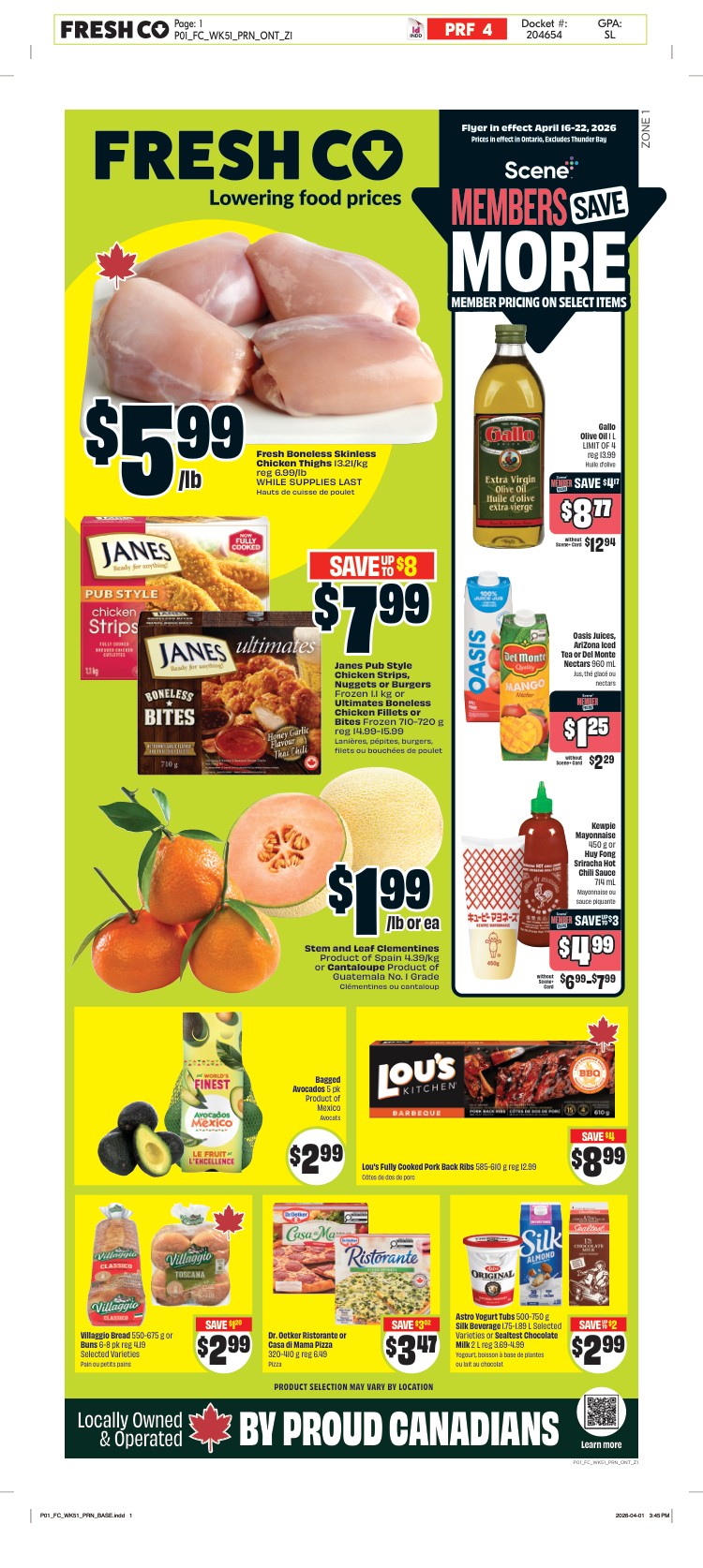 Weekly eFlyer 04/16 - 04/22