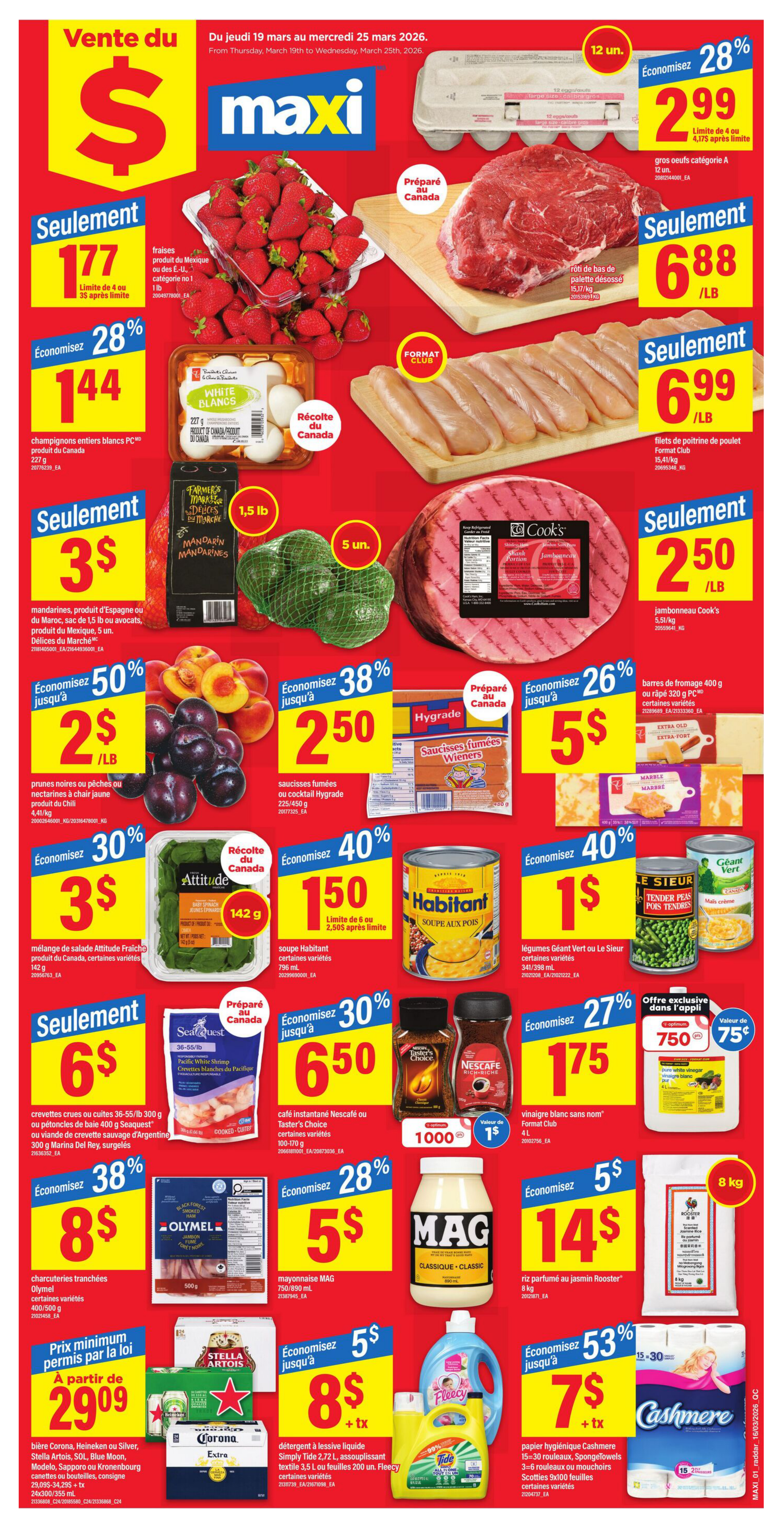 Weekly Flyer - Valid Thursday, March 19 - Wednesday, March 25