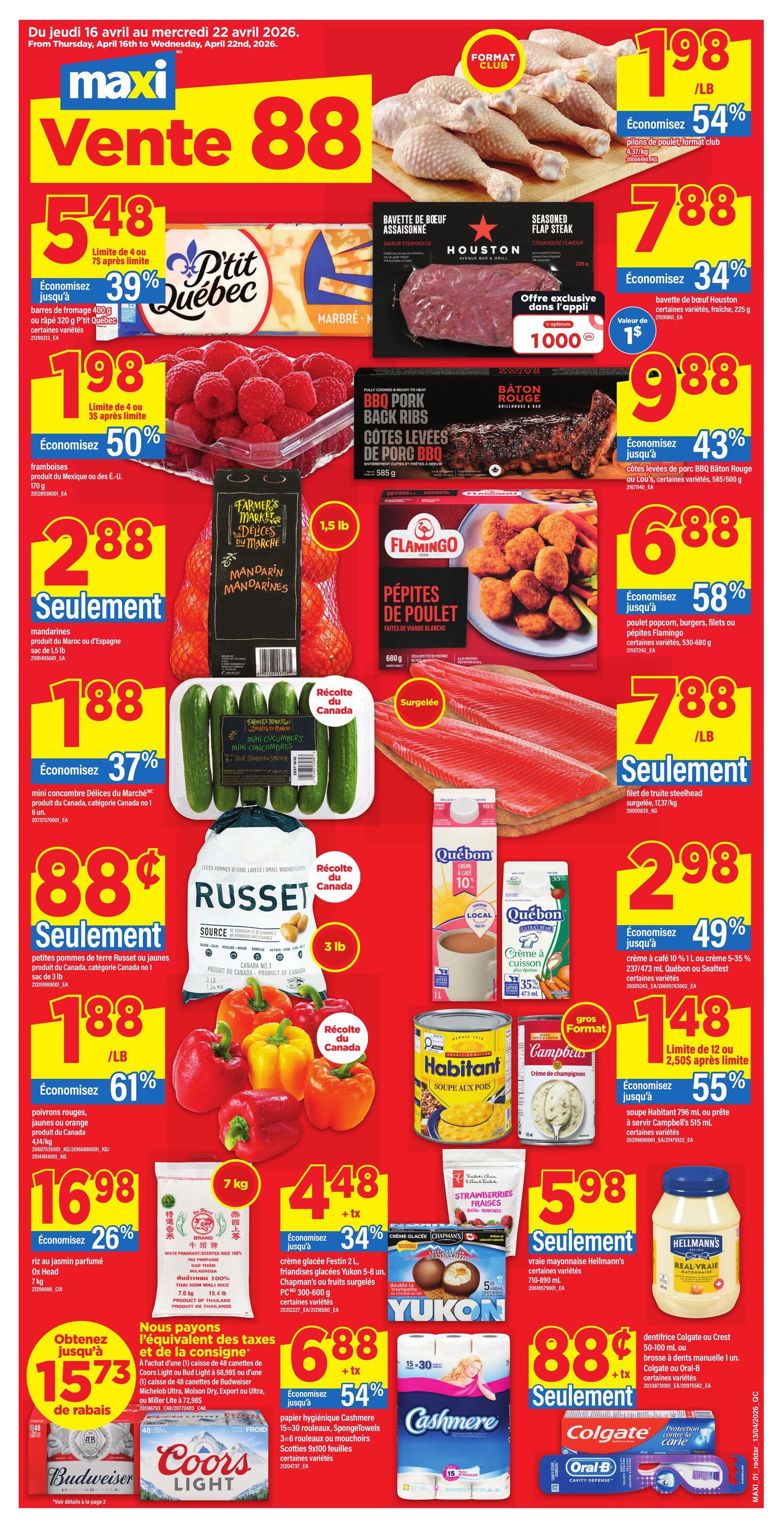 Weekly Flyer - Valid Thursday, April 16 - Wednesday, April 22