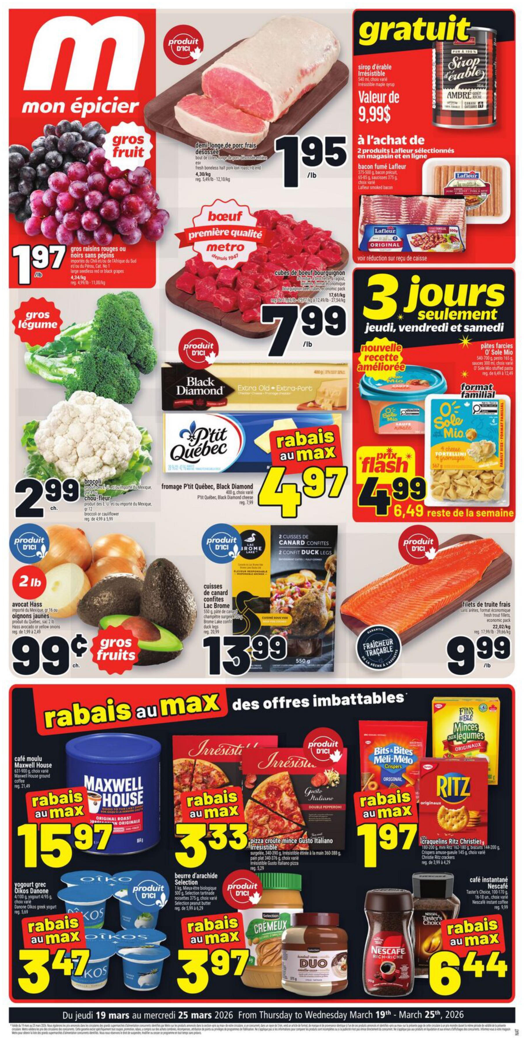 Circulaire Mar 19 - 25, 2026