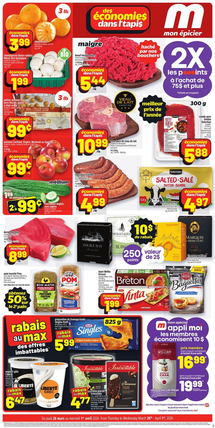 Circulaire Mar 26 - Apr 1, 2026