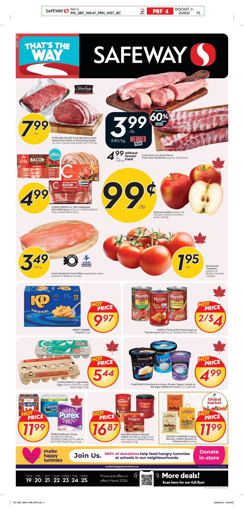 Weekly eFlyer 03/19-03/25