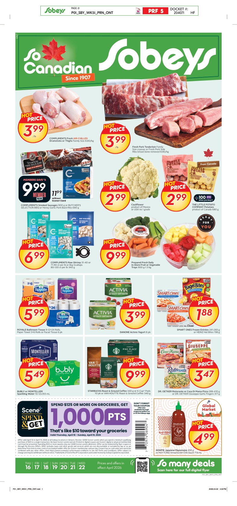 Weekly eFlyer 04/16 - 04/22